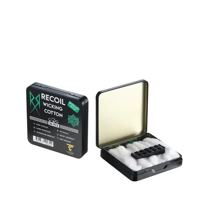 Recoil Wicking Cotton By ThunderCloud X Grimm Green