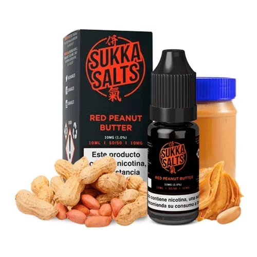 Red Peanut Butter 10ml (Nicotine salts) (Sukka Black Salts)