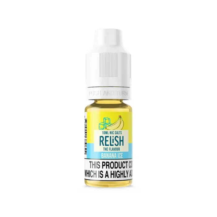 Relish Banana Ice 10ml Nic Salt