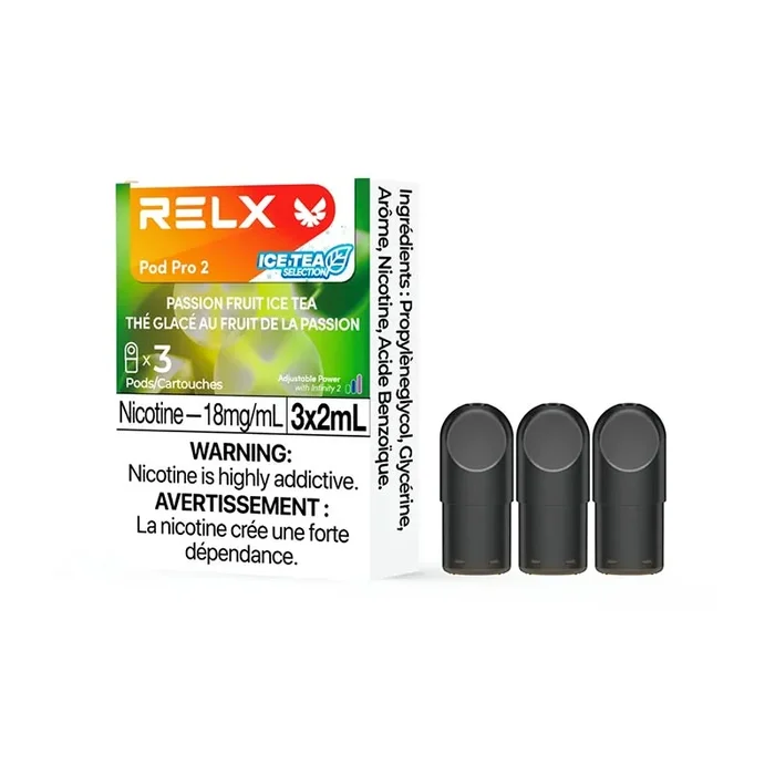 RELX Pod Pro 2 – Passion Fruit Ice Tea (3 Pack)
