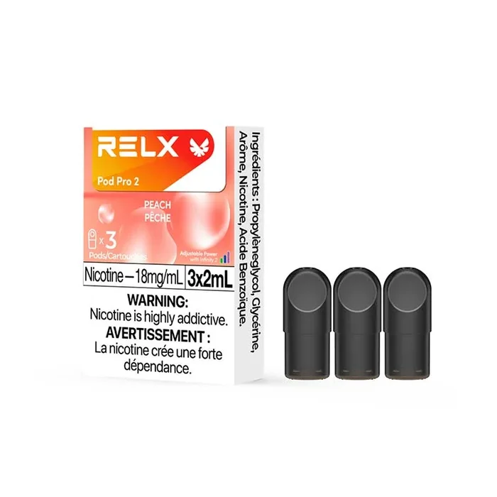 RELX Pod Pro 2 – Peach (3 Pack) (ON)