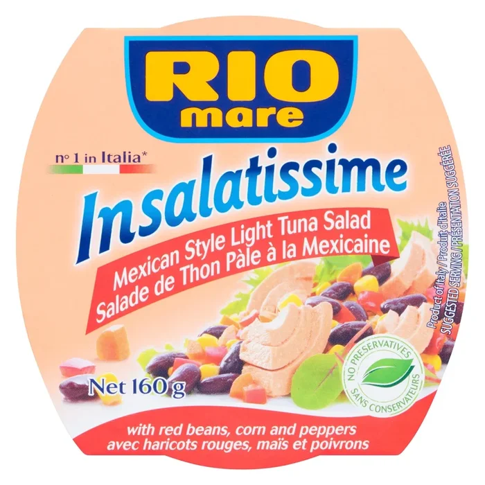 Rio Mare Insalatissime Mexican Style Light Tuna Salad, 160-g