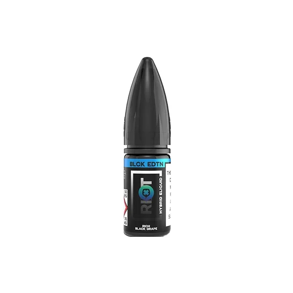 Riot Squad – Black Edition V2 Nic Salts 10ml (50VG/50PG) 10mg