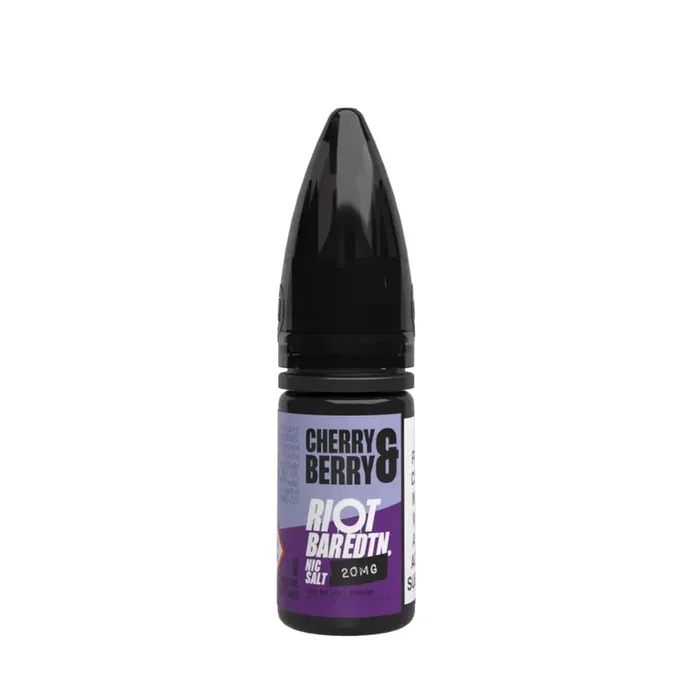 Riot Squad BAR Edition Cherry & Berry 10ml Nic Salt E-liquid