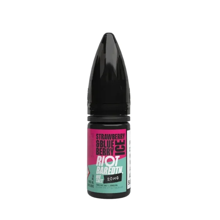 Riot Squad BAR Edition Strawberry & Blueberry Ice 10ml Nic Salt E-liquid