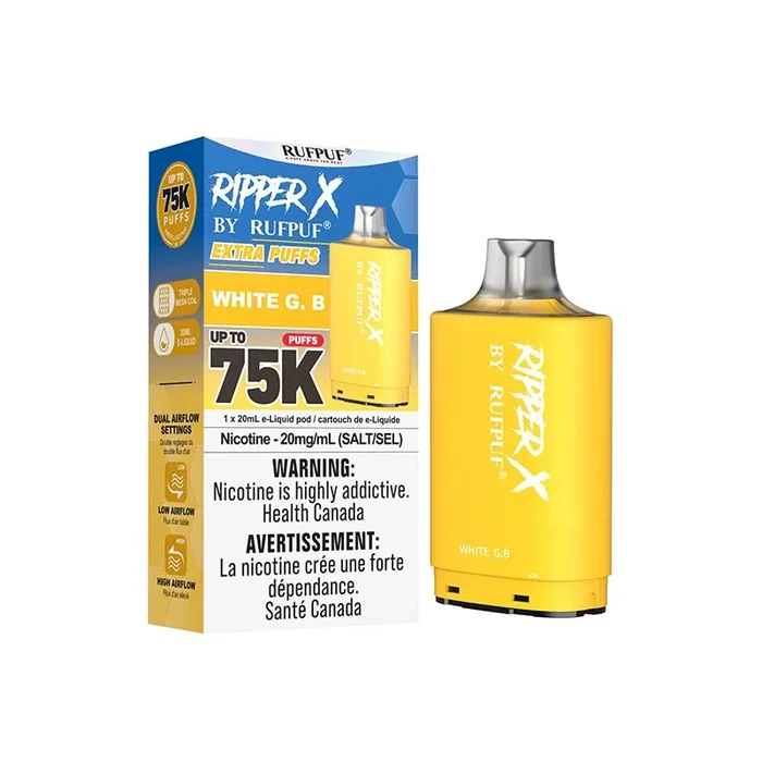 Ripper X Pod by Rufpuf 75K – White G.B (ON)