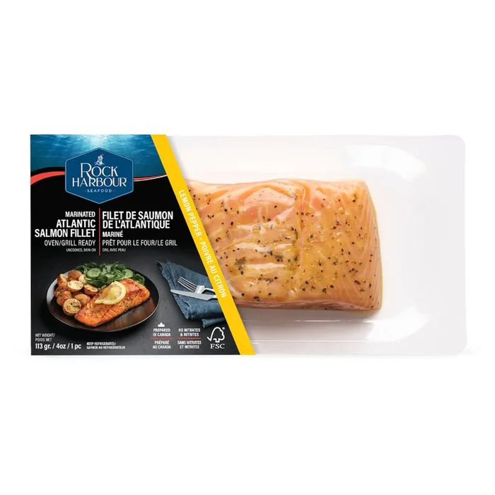 Rock Harbour Atlantic Salmon Lemon/Pepper, 113 g
