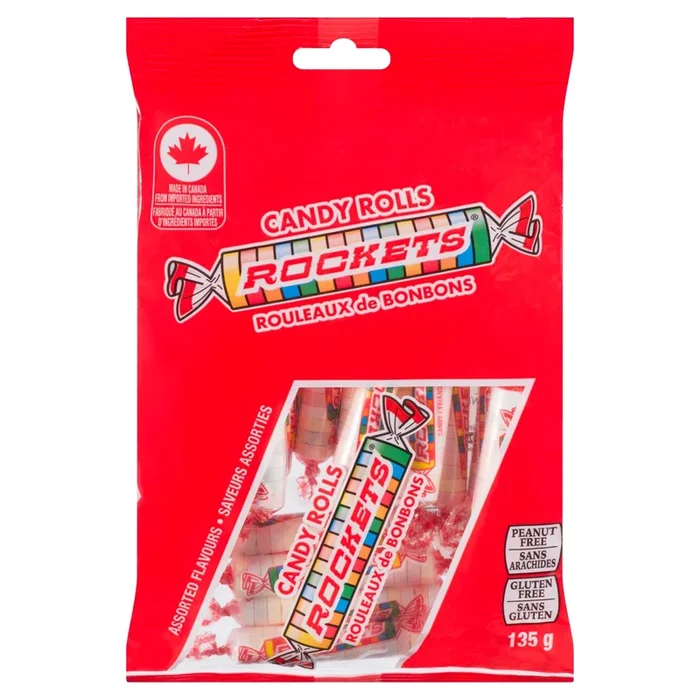 Rockets Candy Rolls, 135-g