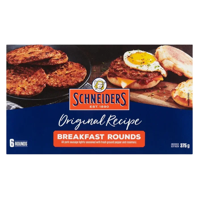 Rondines de saucisse Original Recipe Schneiders en emballage de 6 – 375 g
