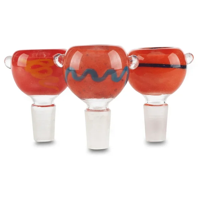Round Double Marble Designer Waterpipe Bowl – Assorted