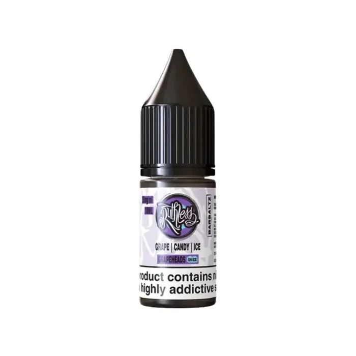 Ruthless Bar Saltz Grapeheads On Ice 10ml Nic Salt E-liquid