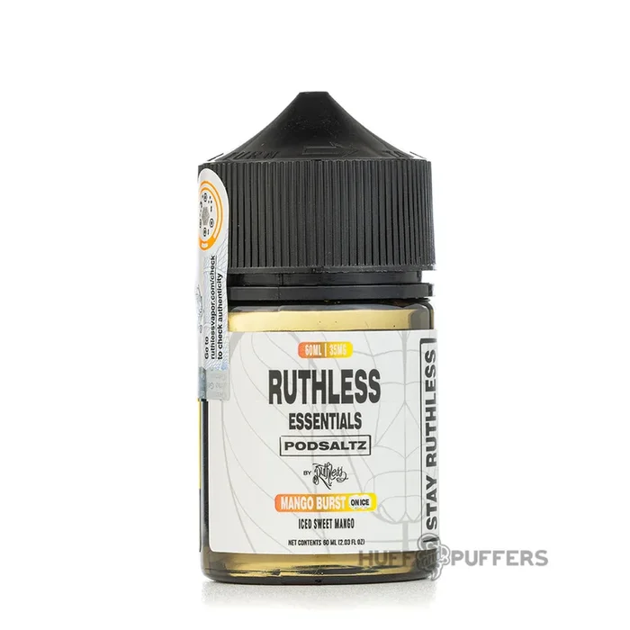 Ruthless Essentials Podsaltz – Mango Burst on Ice 60mL