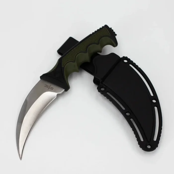 S-TEC – 9″ Karambit Hunting Knife w/ Sheath
