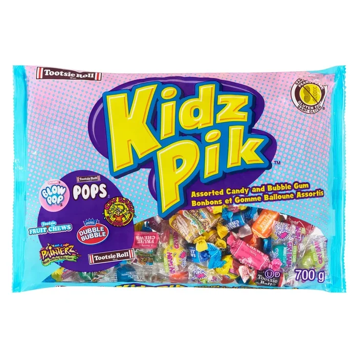 Sac de bonbons d’Halloween assortis Kidz Pik!, 700 g