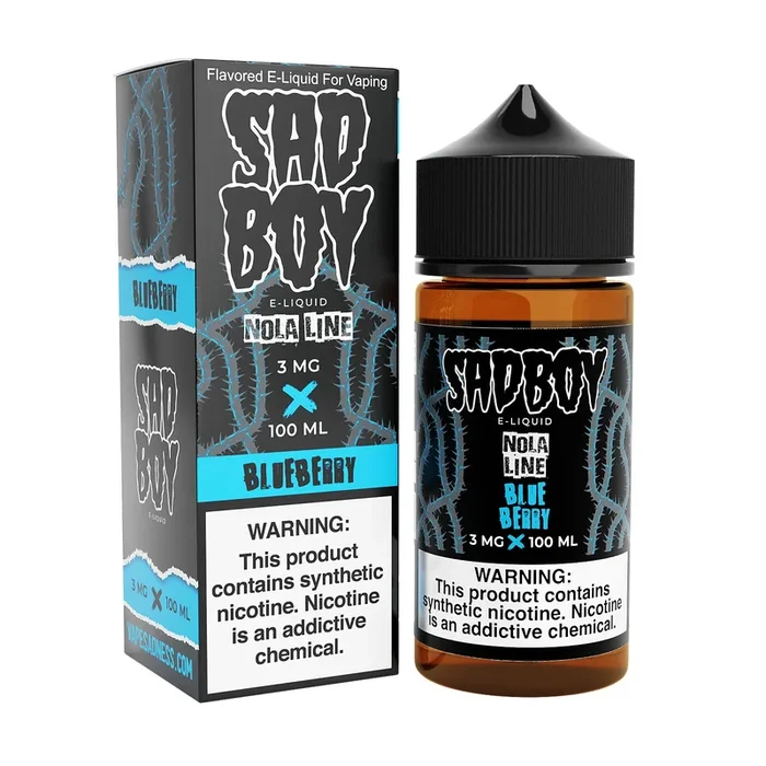 SADBOY E-Liquid – Blueberry 100ML – Nola Line Series