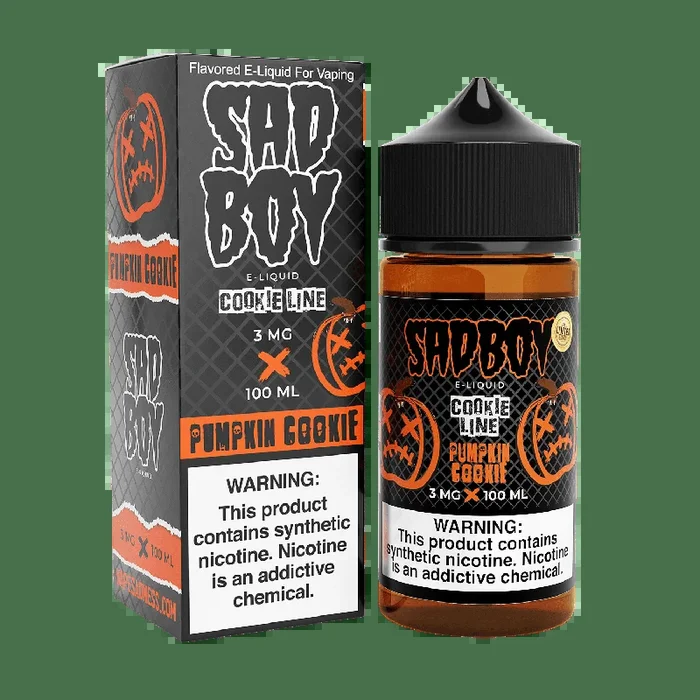 SADBOY E-Liquid – Pumpkin Cookie Limited Edition – 100ML – Cookie Line Series