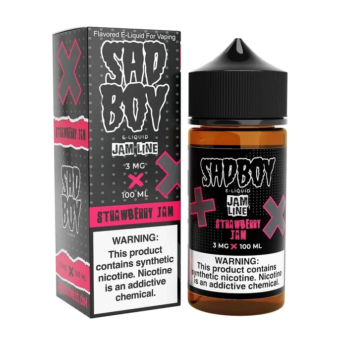 SADBOY E-Liquid – Strawberry Jam 100ML – Jam Line Series