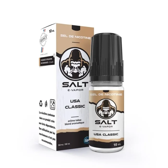 SALT E-VAPOR – USA Classic – Sali di nicotina 10ml