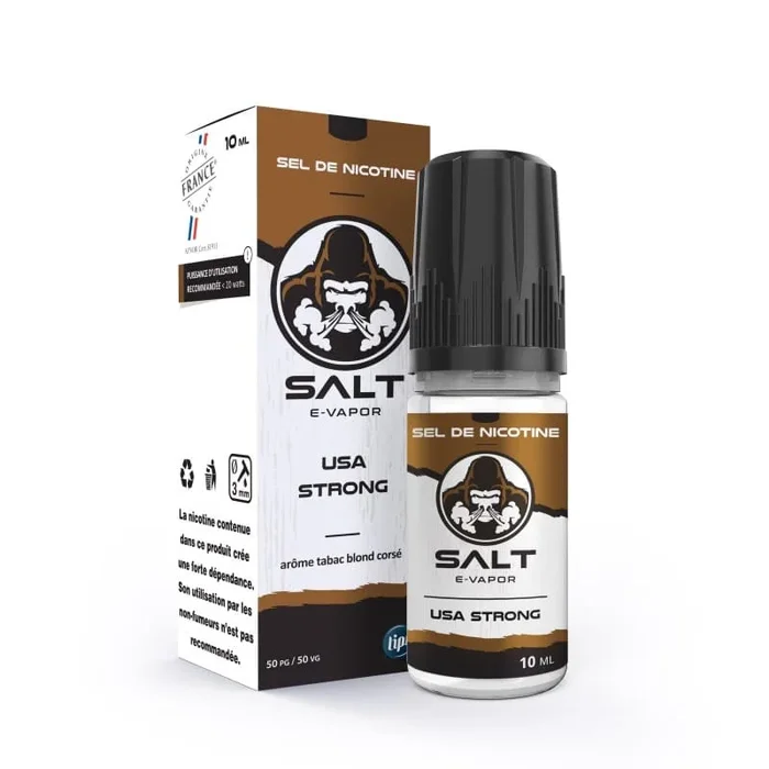 SALT E-VAPOR USA Strong – Sel de nicotine 10ml