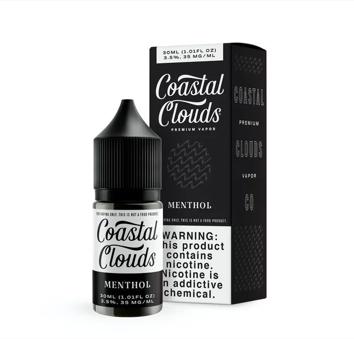 Saltwater Menthol by Coastal Clouds Salt Series – 30ML E-Liquid