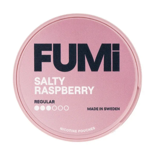Salty Raspberry Nicotine Pouches by Fumi