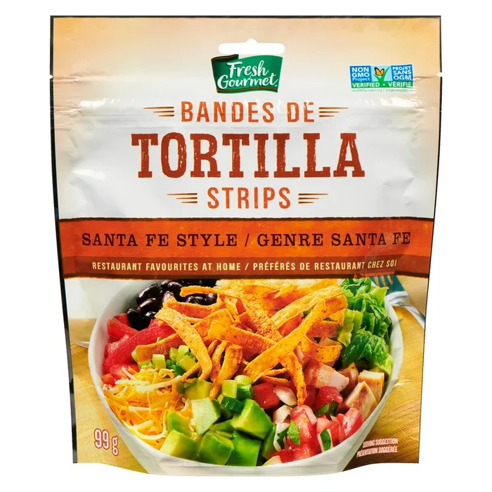 Santa Fe Style Fresh Gourmet Tortilla Strips – 99g