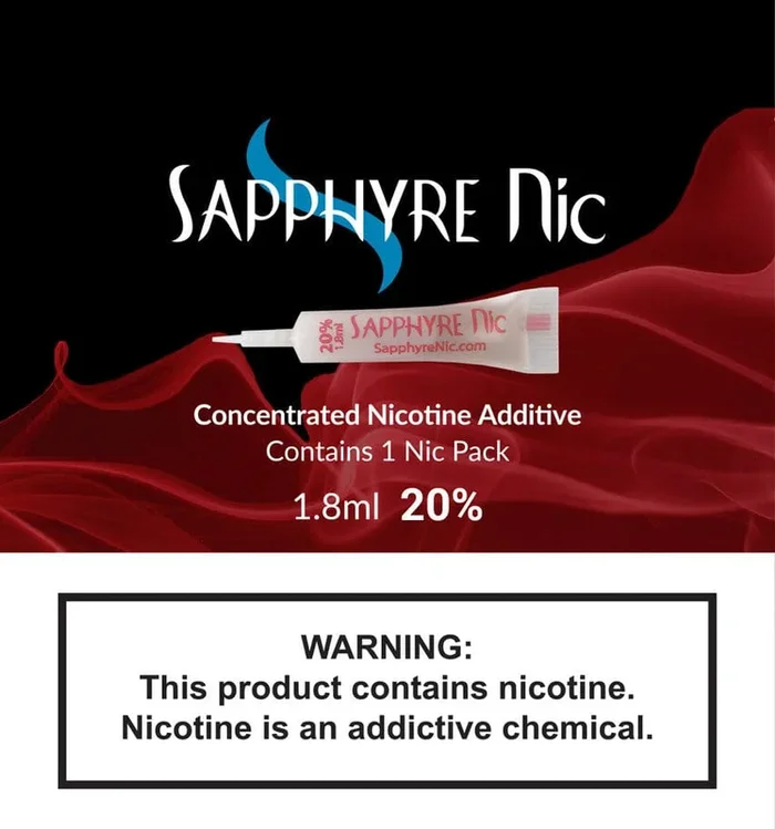 Sapphyre Nic -20% Liquid Nicotine 1.8ml 3 pack