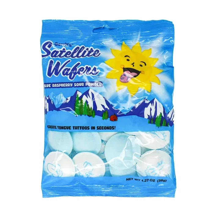 Satellite Wafers Blue Raspberry, 36 g