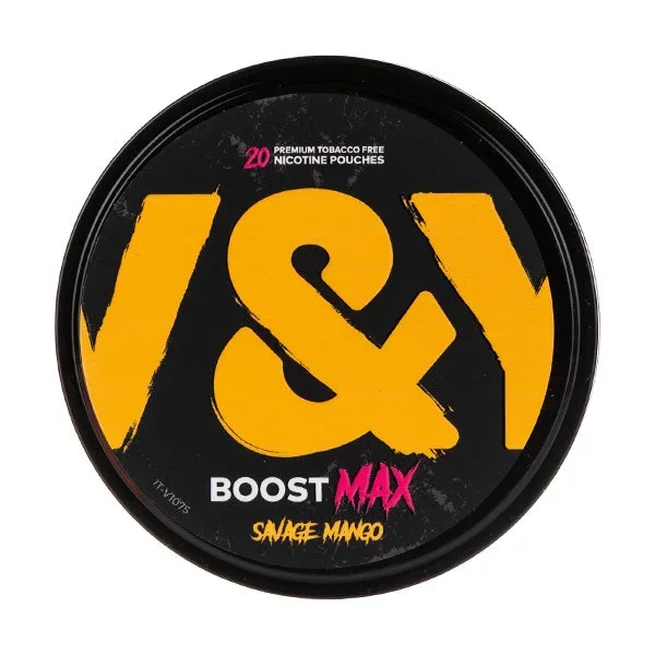 Savage Mango Boost Max Nicotine Pouches by V&YOU