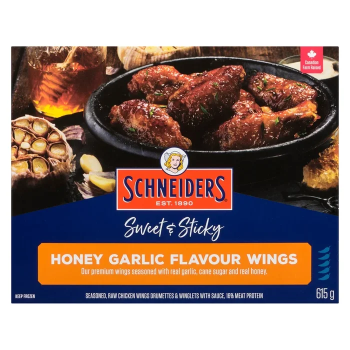 Schneiders Honey Garlic Flavour Wings – 615g