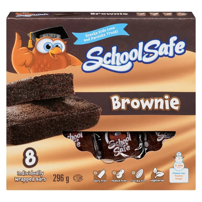 School Safe Brownie, 8-Pack, 296 g