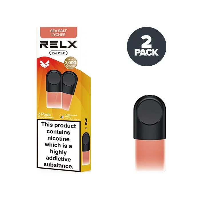 Sea Salt Lychee RELX Pro Pod 2 Pre-filled Pods