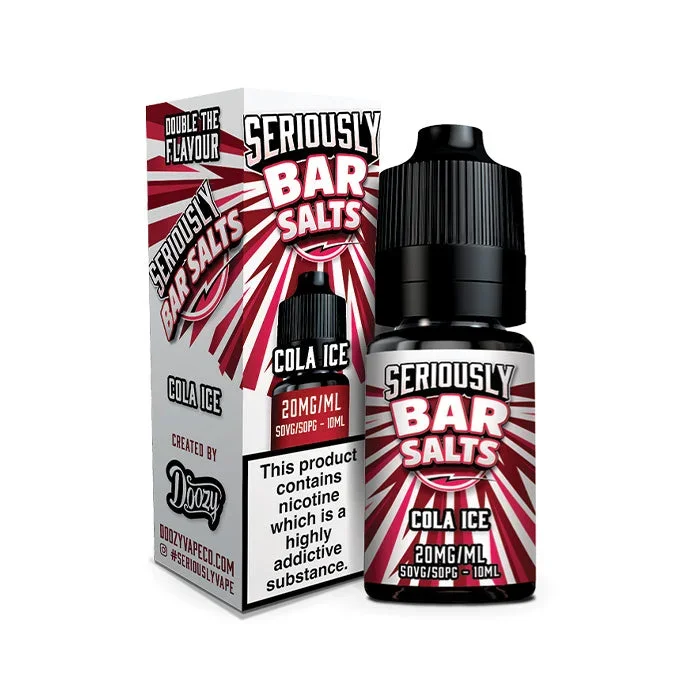 Seriously Bar Salts Cola Ice 10ml Nic Salt E-Liquid