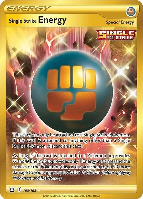 Single Strike Energy (Secret) (183/163) (SWSH05)