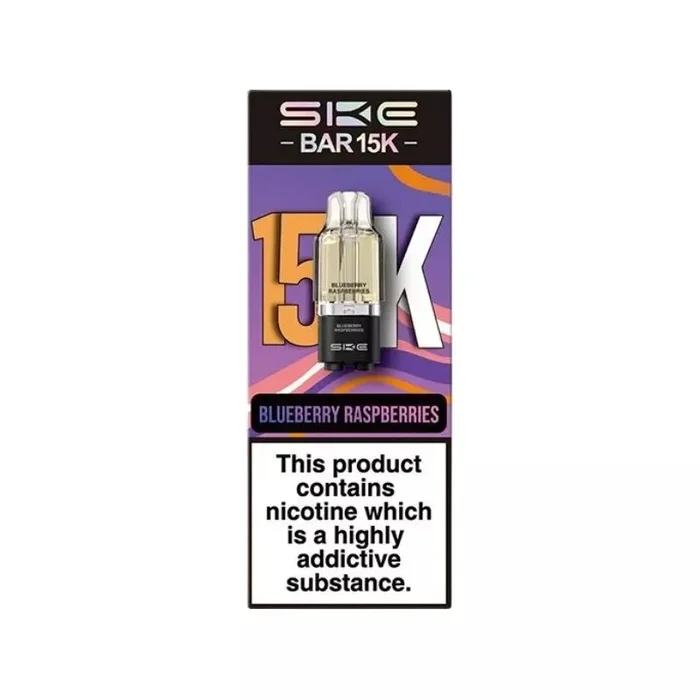 SKE Bar 15K Blueberry Raspberries Refill Pods