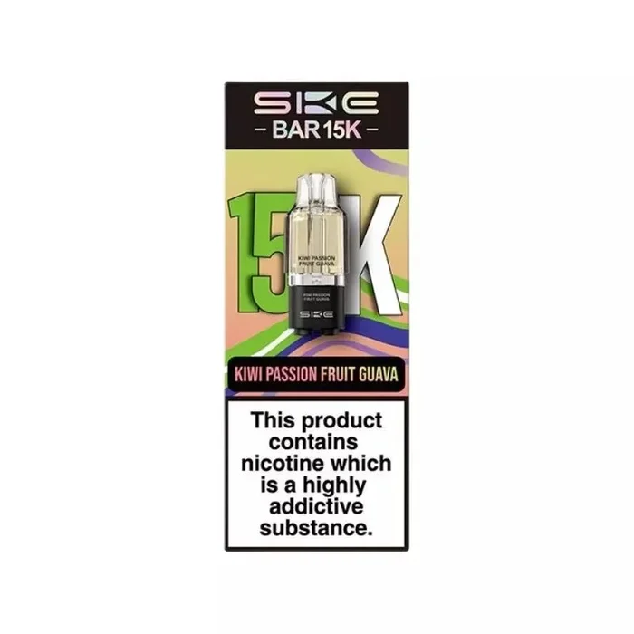 SKE Bar 15K Kiwi Passion Fruit Guava Refill Pods