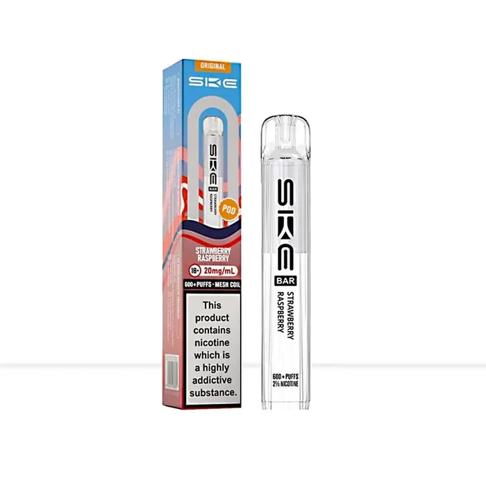 SKE Crystal Bar Strawberry Raspberry Prefilled Pods