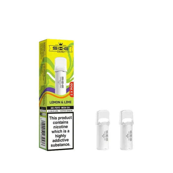 SKE Crystal Pro Lemon & Lime Prefilled Pods