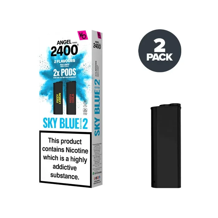 Sky Blue Edition 2 Angel 2400 Pre-filled Pods by Vapes Bars