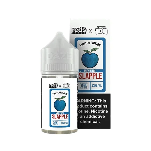 Slapple Menthol by 7Daze Reds x Keep It 100 Salt Series | 30mL
