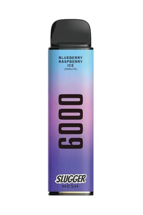 SLUGGER DISPOSABLE BLUEBERRY RASPBERRY ICE 6000 PUFF 20MG