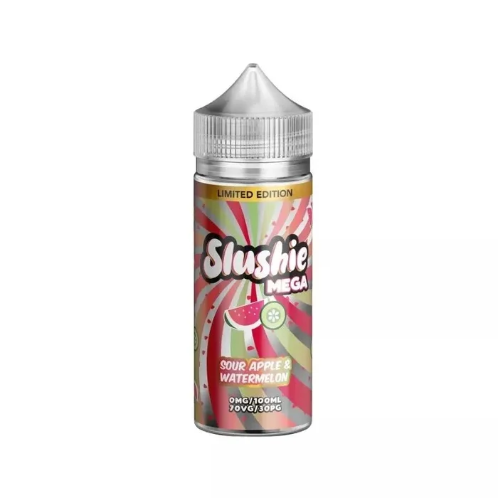 Slushie Mega Sour Apple Watermelon 100ml Shortfill