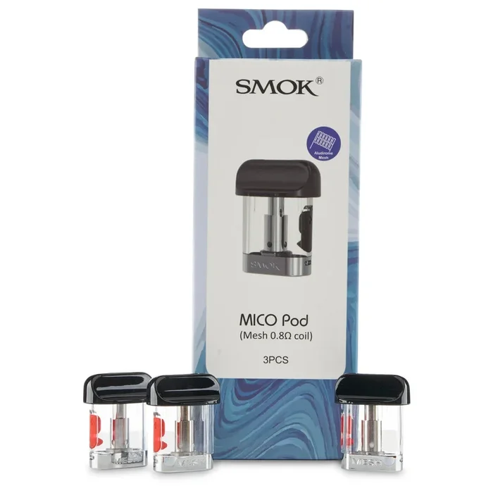 Smok Mico Replacement Pods With Mesh Coil