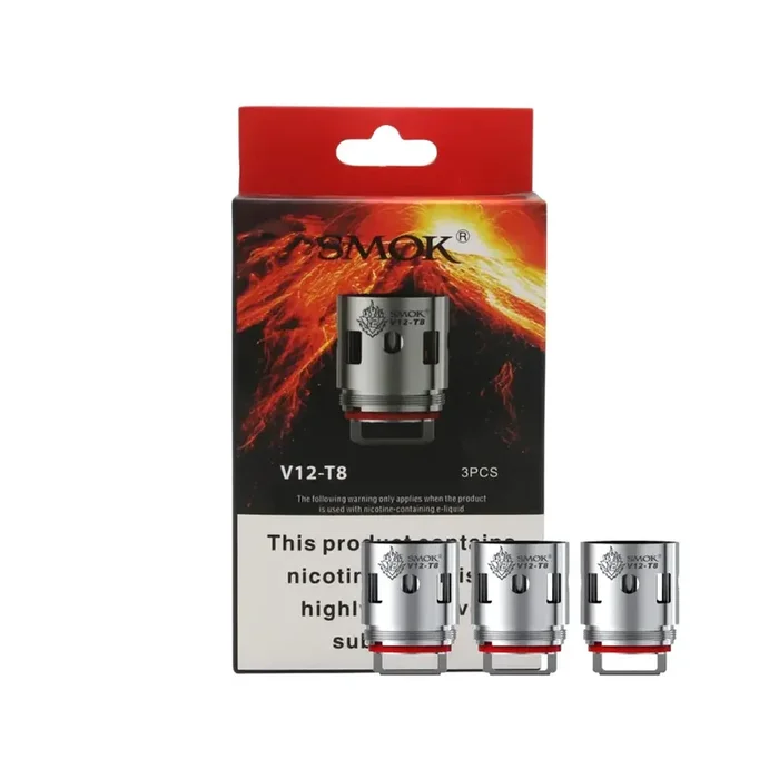 SMOK V12 T8 0.16 Ohm Coils Pack Of 3