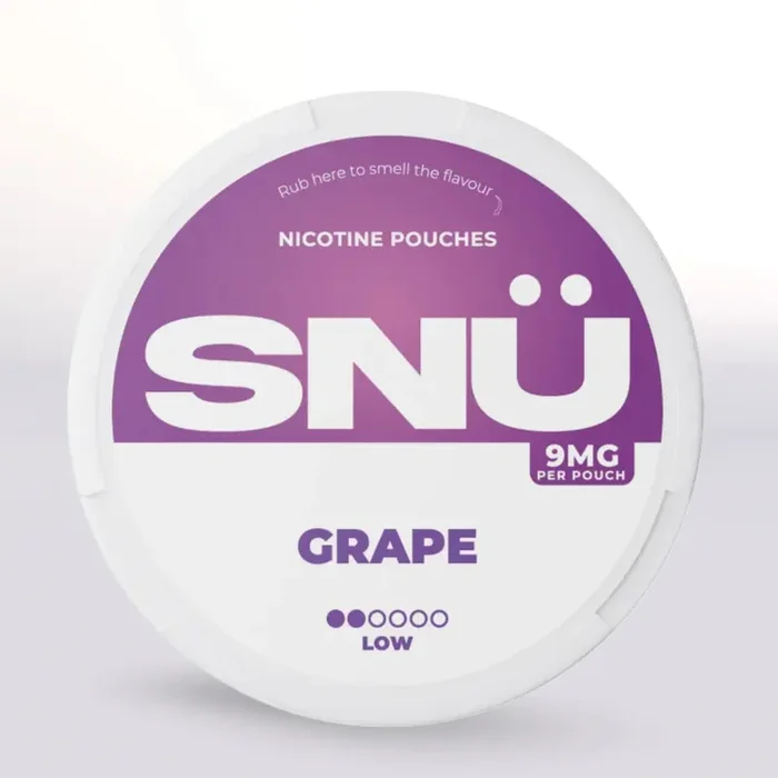 SNÜ Grape Nicotine Pouches