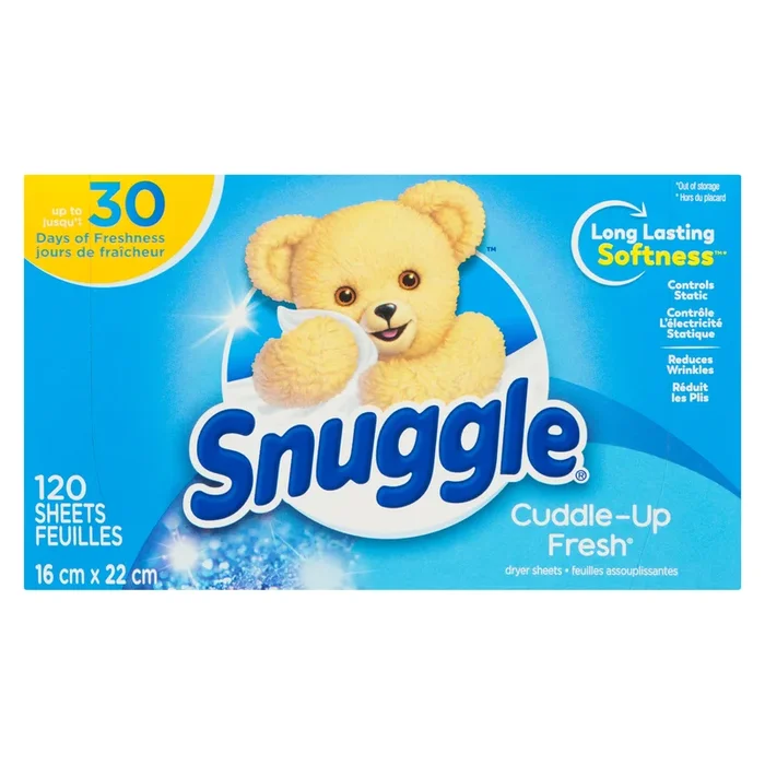 Snuggle Cuddle-Up Fresh Feuilles Assouplissantes, 120 Feuilles