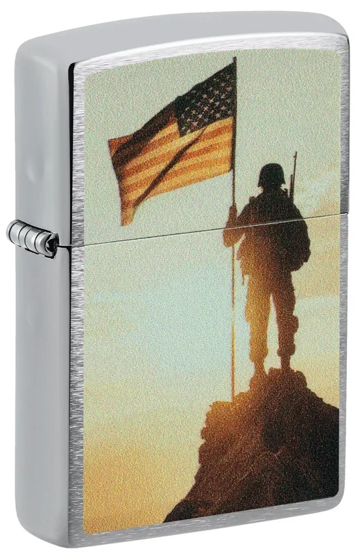 Soldier and Flag Design