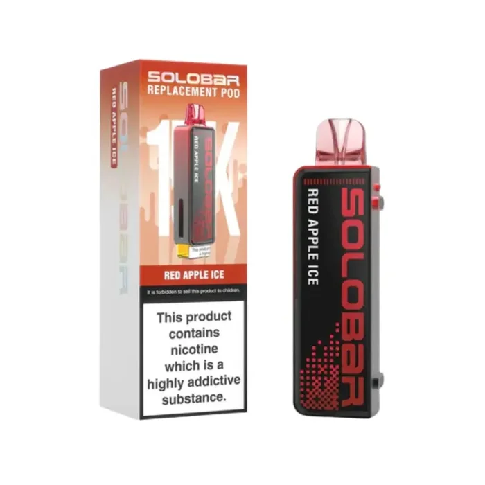 Solobar 15K Red Apple Ice Refill Pod