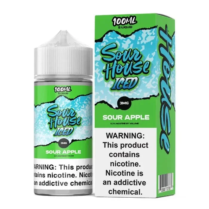 Sour Apple Iced E-Liquid by Sour House Iced