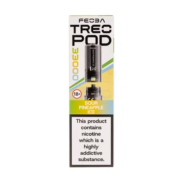 Sour Pineapple Ice Treo 33K Prefilled Pod by Feoba